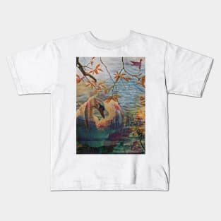 Happy Day at the Lake Kids T-Shirt